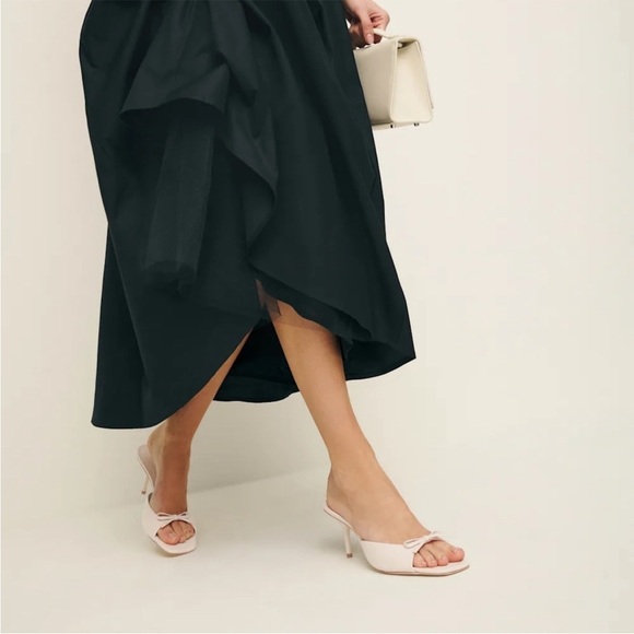 REFORMATION Clementine Heeled Mule Sandal - Picture 2 of 7